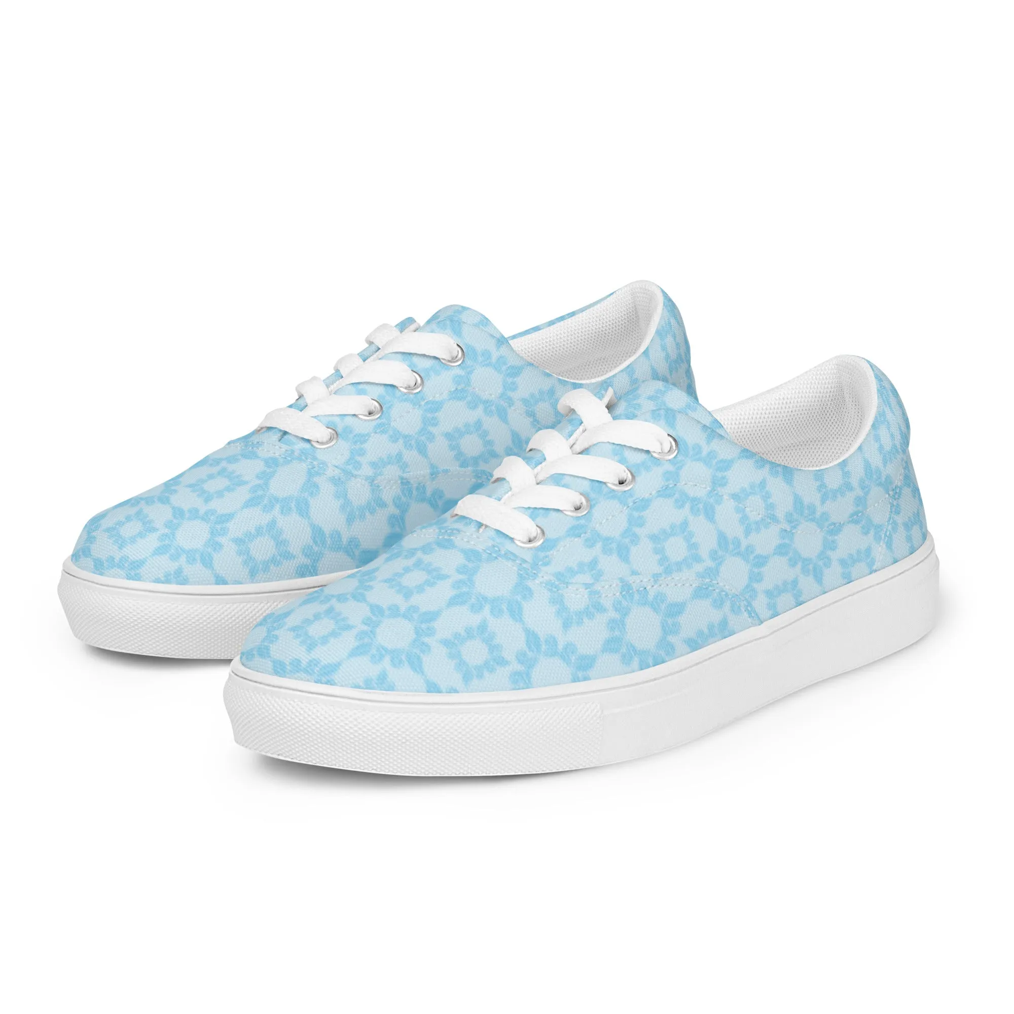 Women’s lace-up canvas shoes Triangle